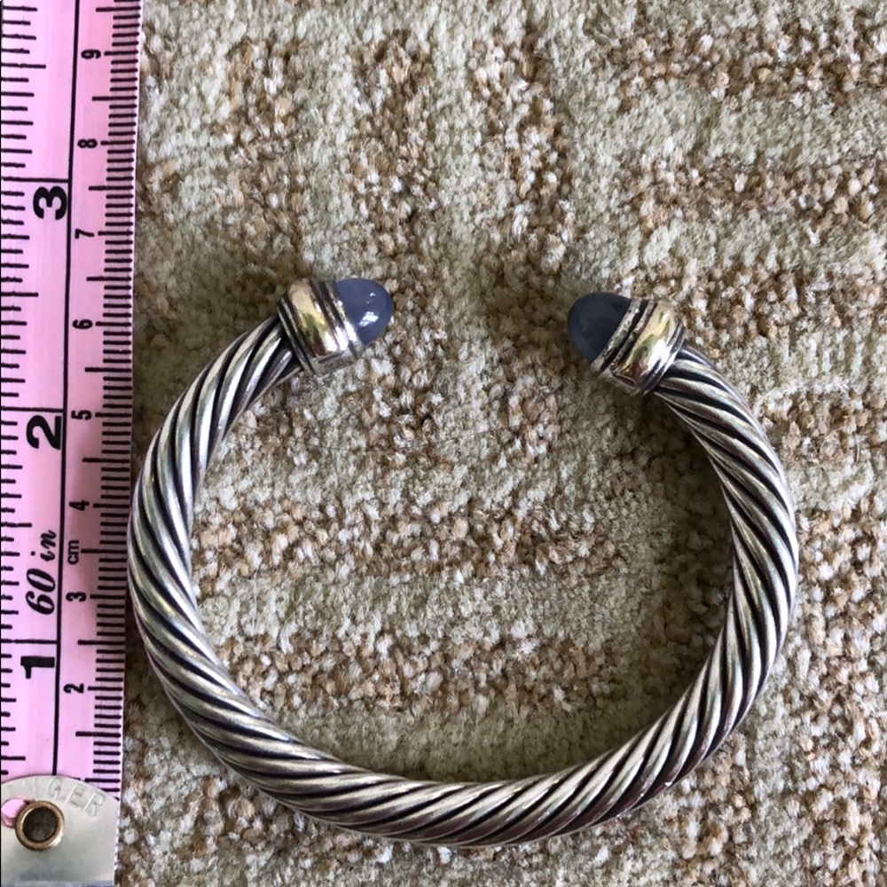 David Yurman Chalcedony Bracelet 7 mm